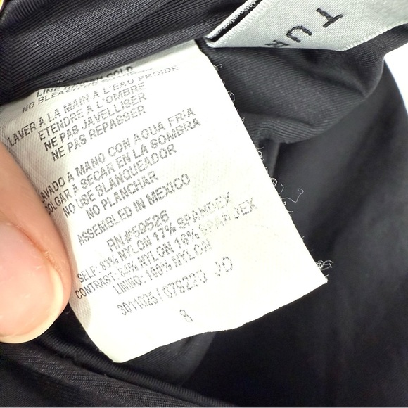 Trina Turk Monaco assymetrical one piece black swimsuit size 8 - Picture 8 of 8